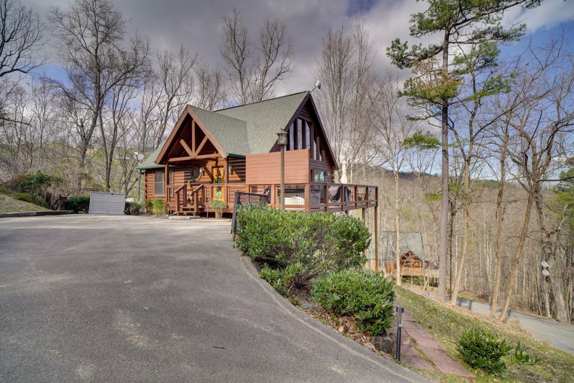 Hatcher Mtn Retreat Sevierville Cabin With Hot Tub! Esterno foto
